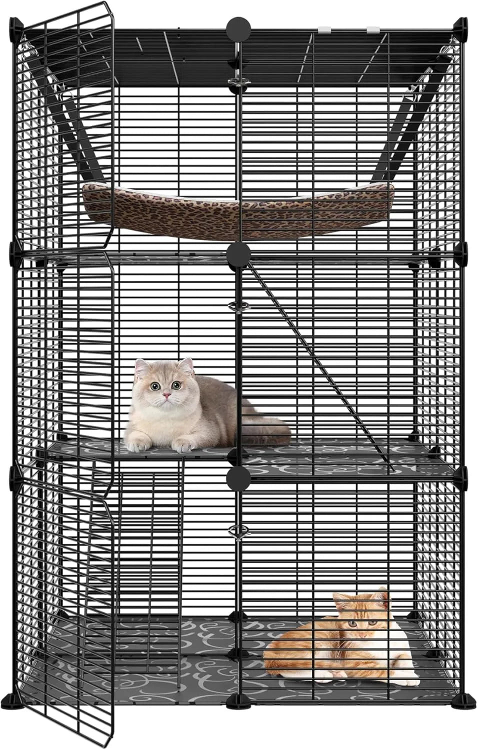 3-Tier Pet Cage Indoor Enclosures