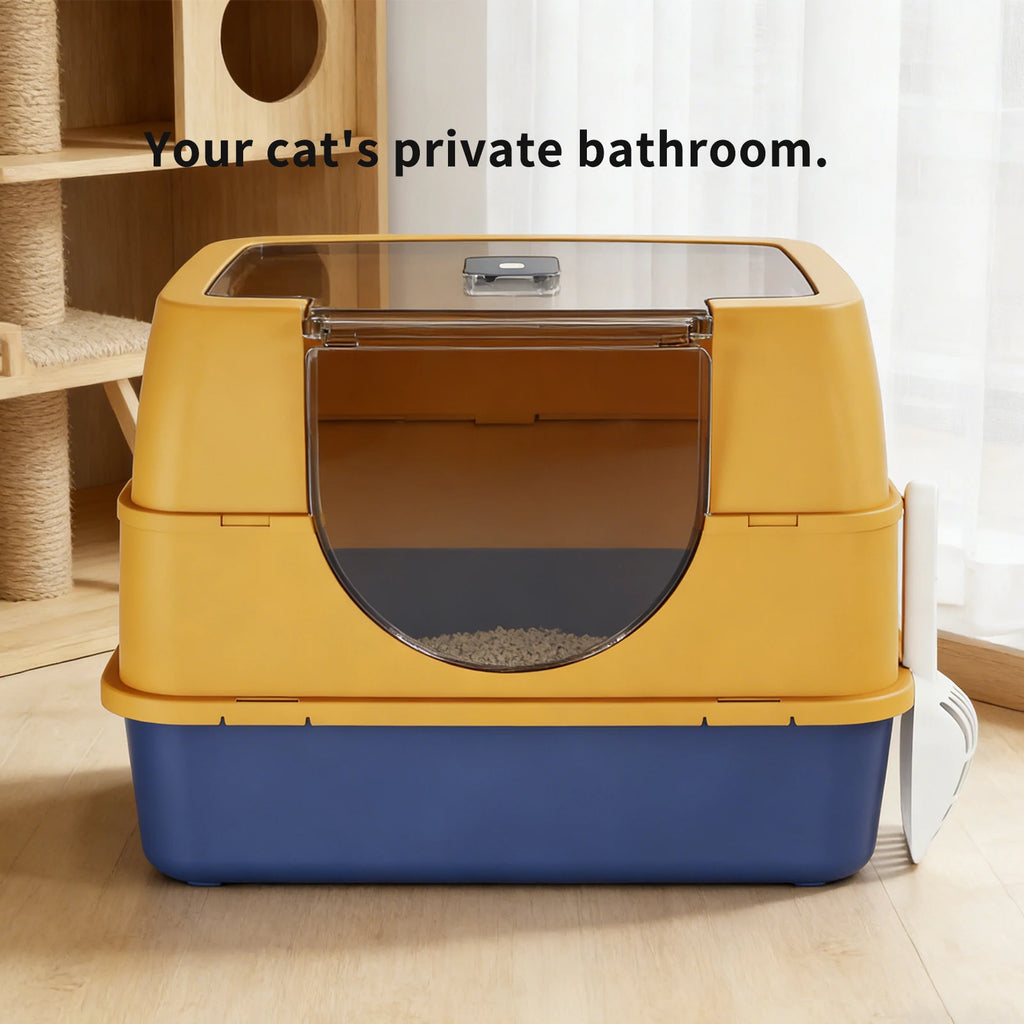 Stainless Steel Litter Box with Lid