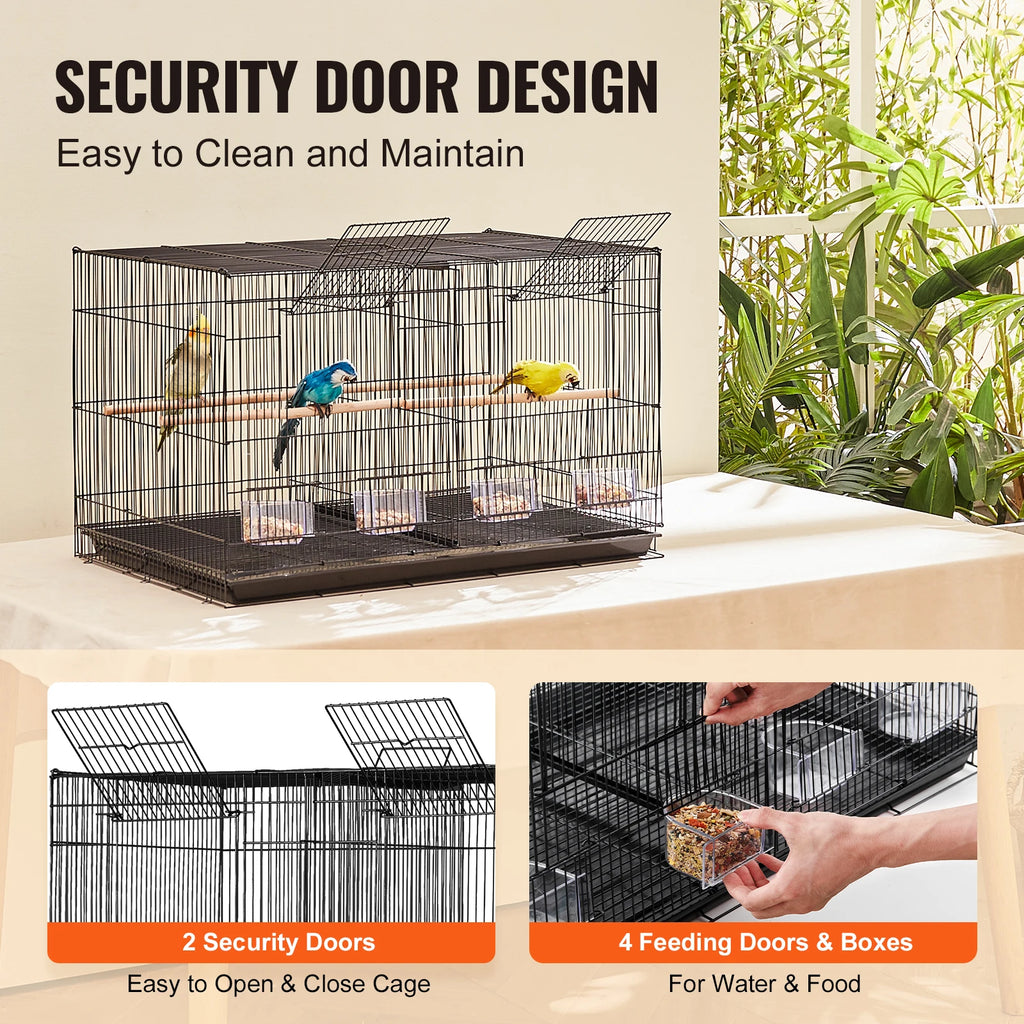 Divided Small Animal Cage