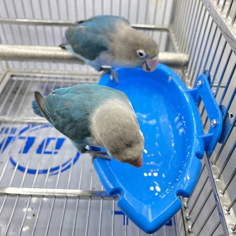 Parrot Multifunction Creative Blue Bathtub Animal Cage