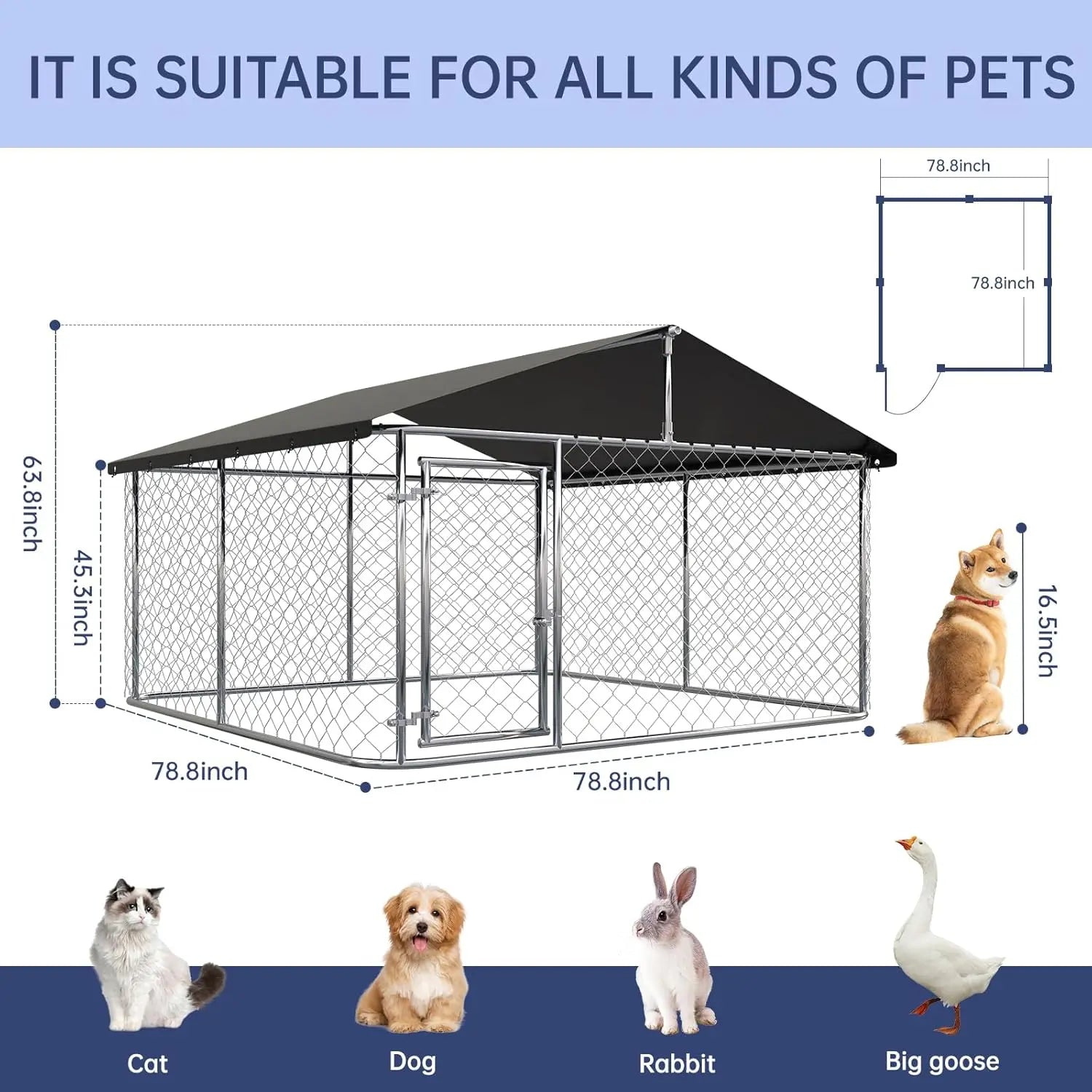 Heavy Duty Outdoor Dog Kennel