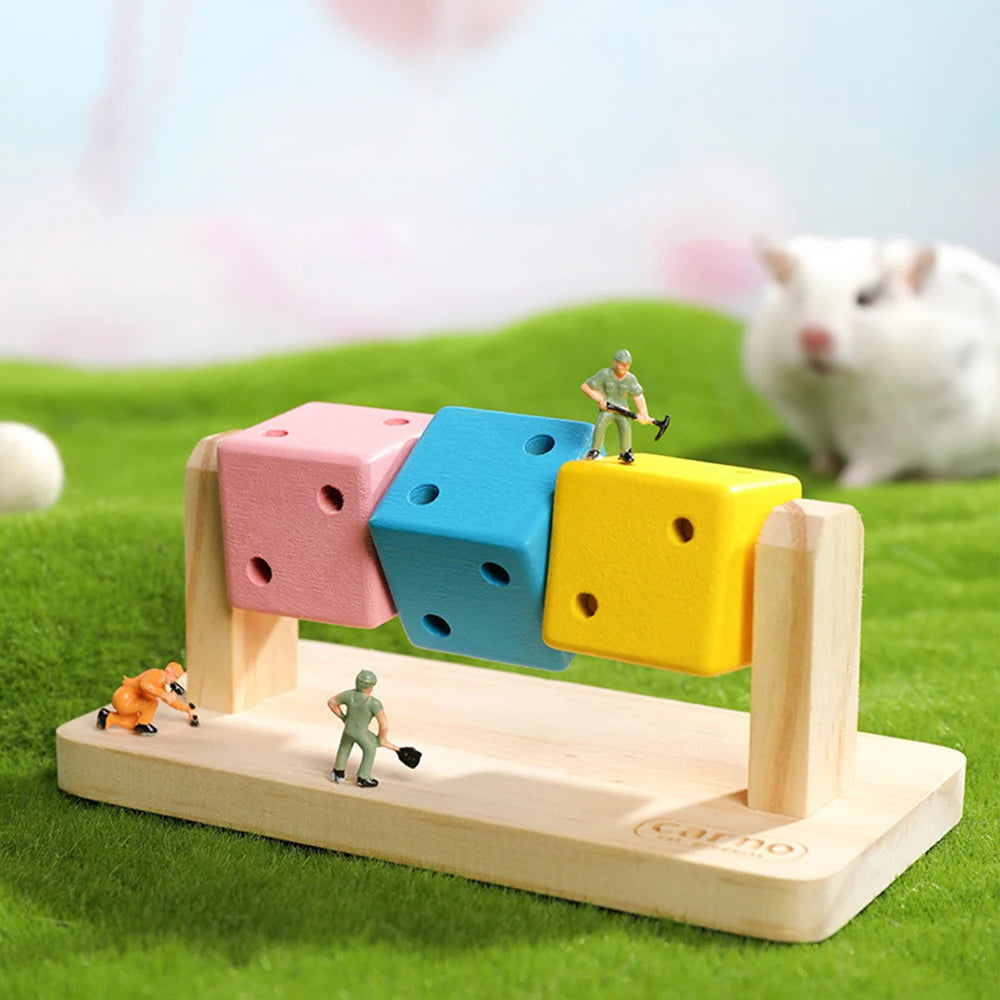 Chew Toy Wood Platform Grinding Teeth Toy