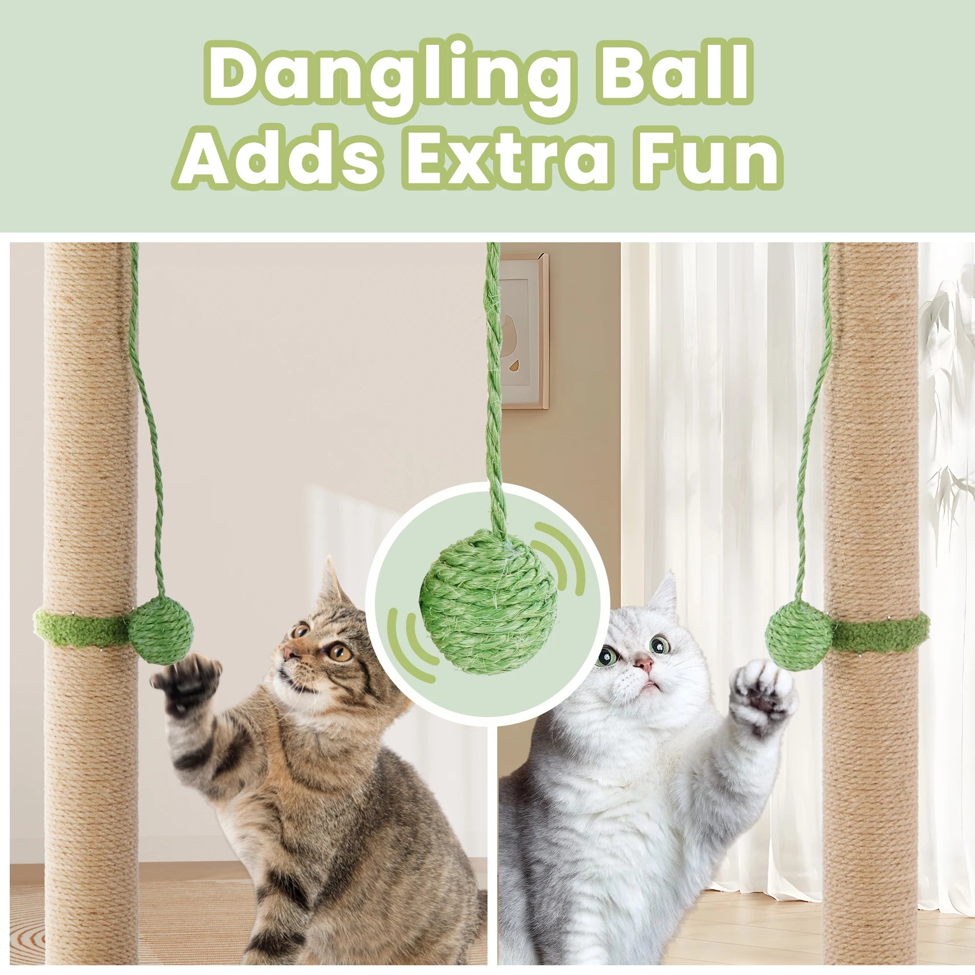 33In Tall Cat Scratching Post