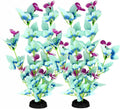 16 Inch Aquarium Fish Tank Plant Decor, 2 Pack Silk Plants for Betta Fish Tank Decoration