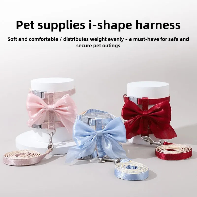 Adjustable Pet Harness with Traction Rope