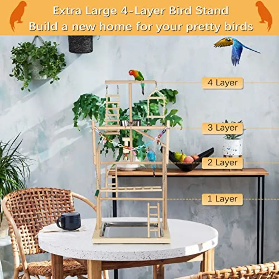Pet Parrot Playstand