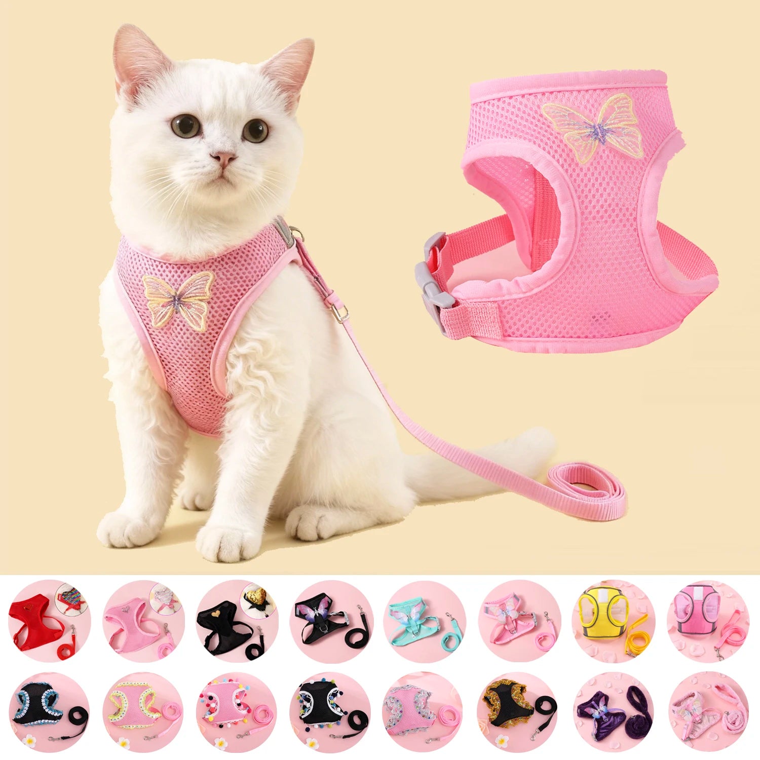 Adjustable Small Cat Harness