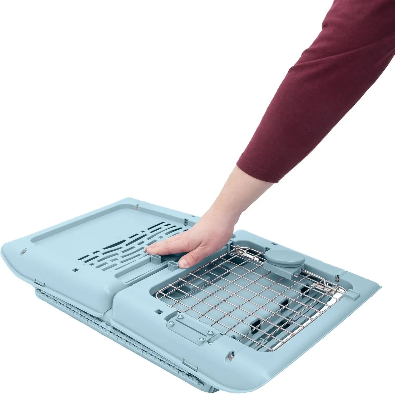 Collapsible Hard-Sided Pet Travel Carrier