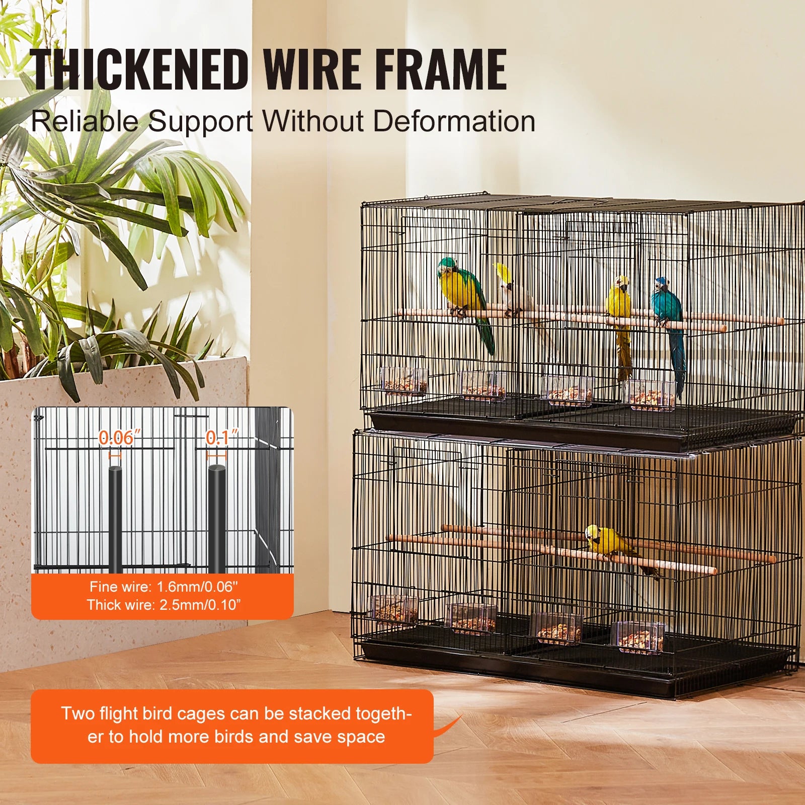 Divided Small Animal Cage