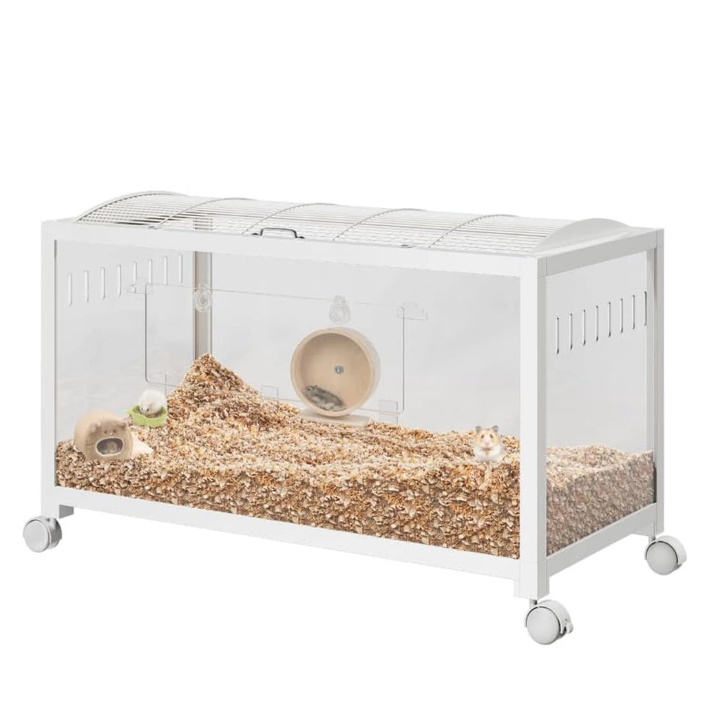 Metal & Acrylic Habitat for Hamster, Guinea Pig, Gerbil, Mice