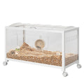 Metal & Acrylic Habitat for Hamster, Guinea Pig, Gerbil, Mice