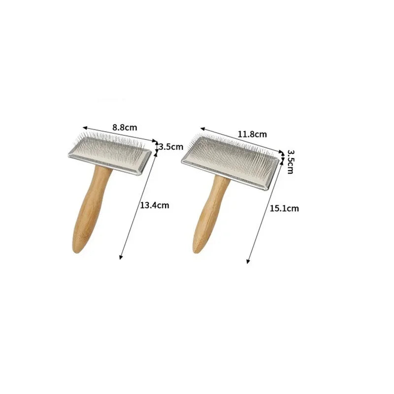Solid Wood Pet Comb Hair Remover