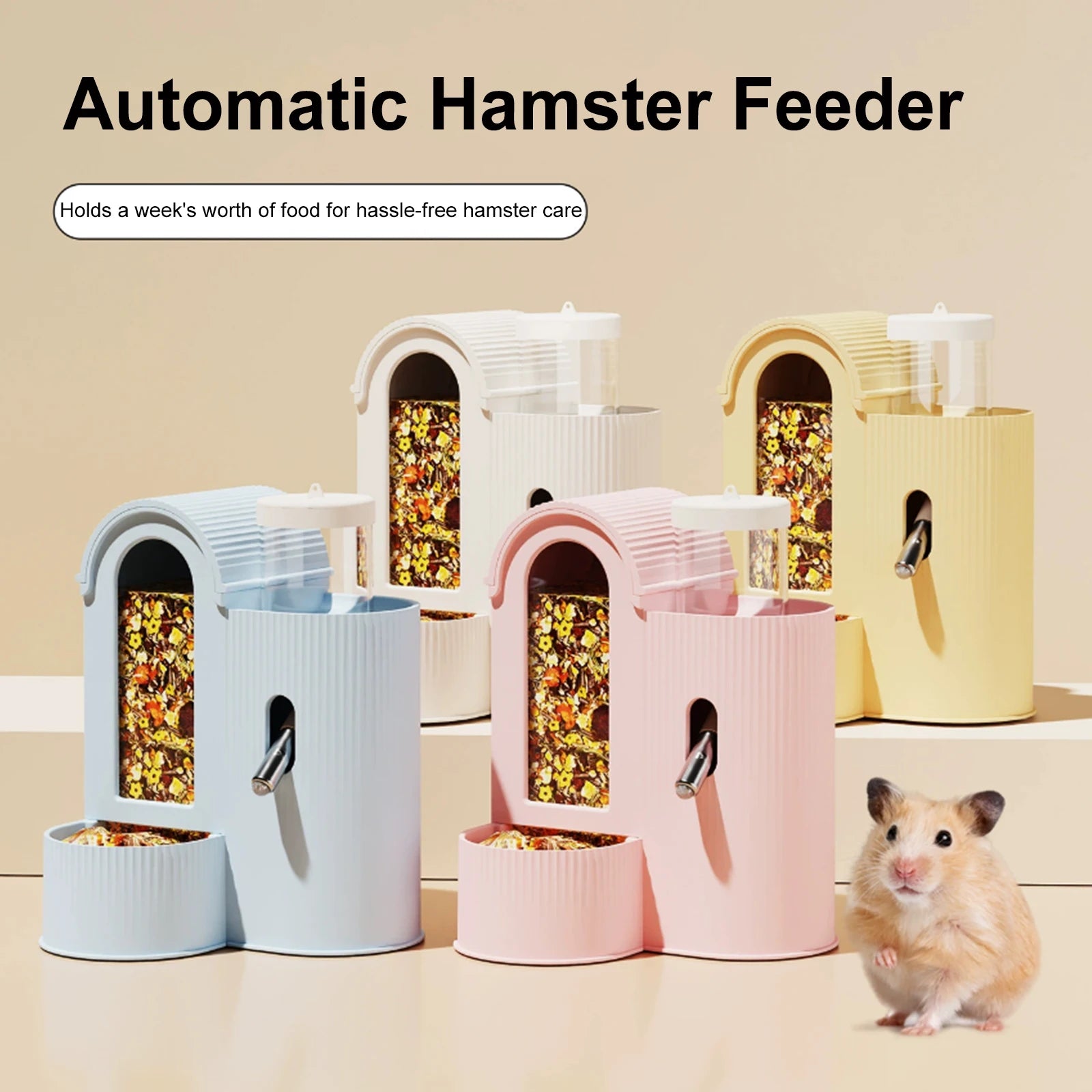 2-in-1 Automatic Water & Food Dispenser