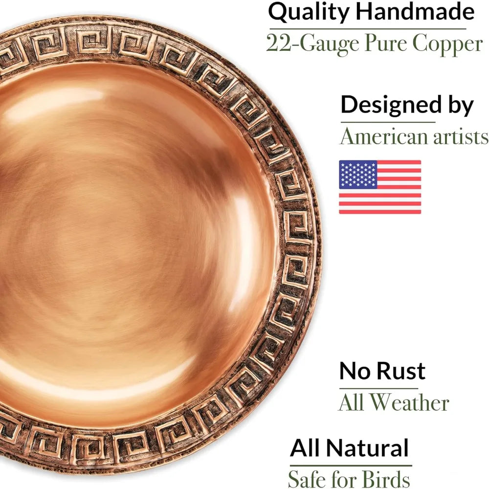 Copper Bird Bath