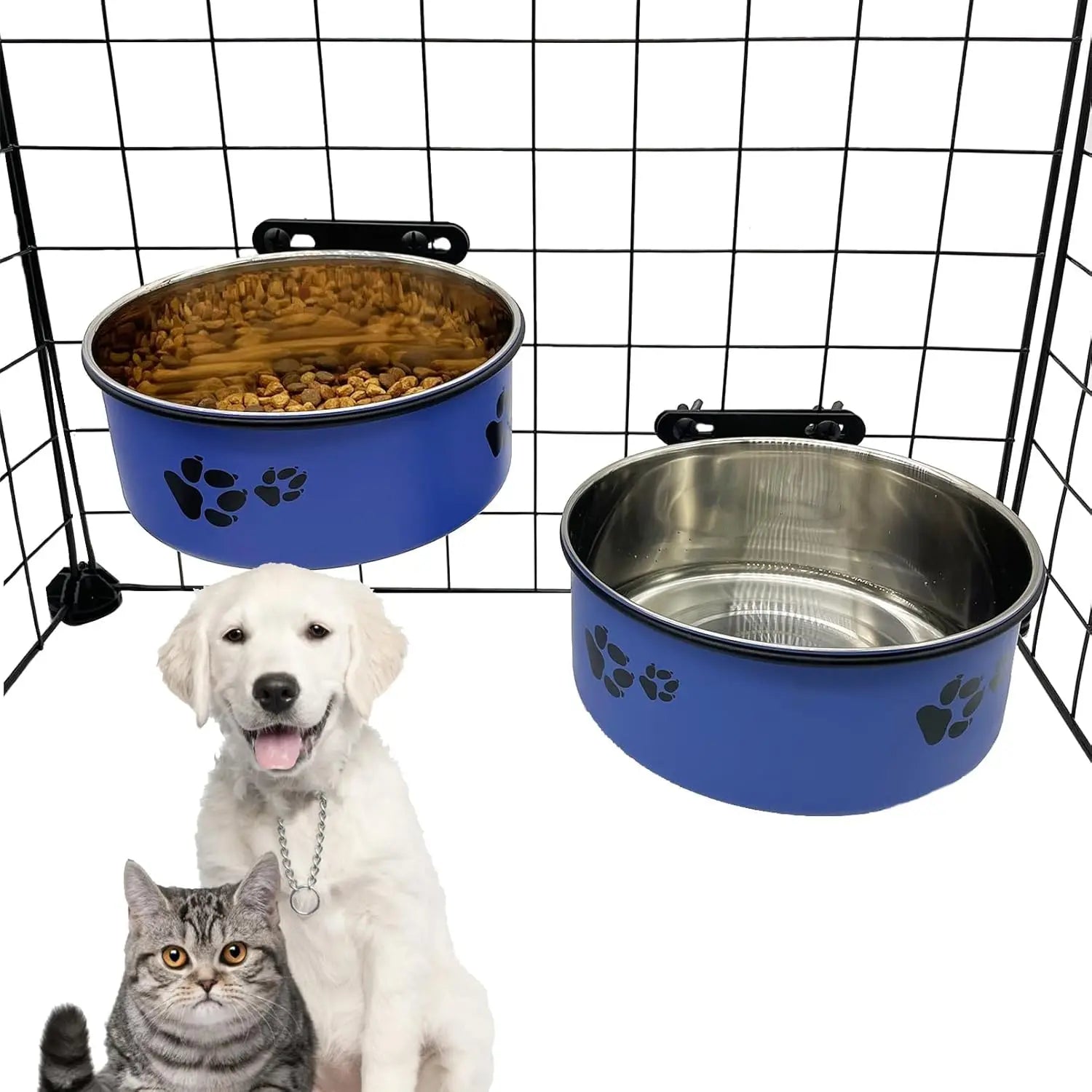 Crate Food and Water Bowl