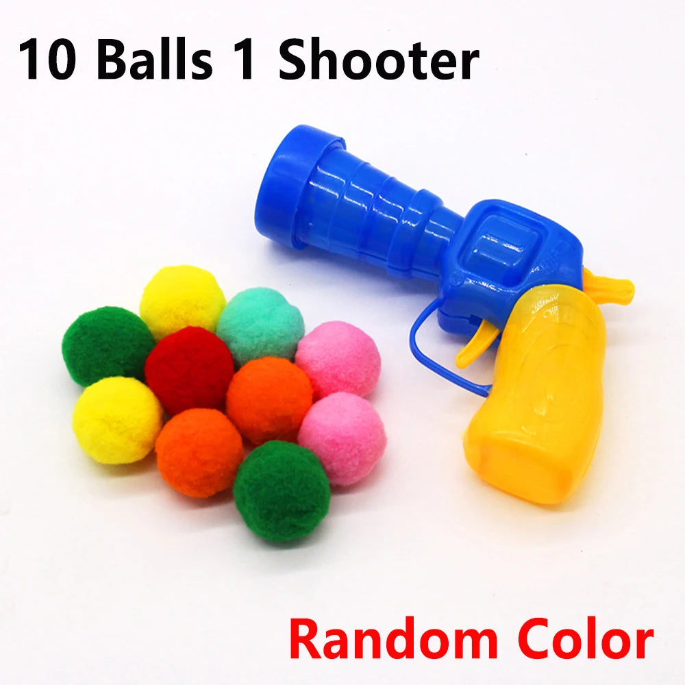 Cat Plush Ball Shooting Gun