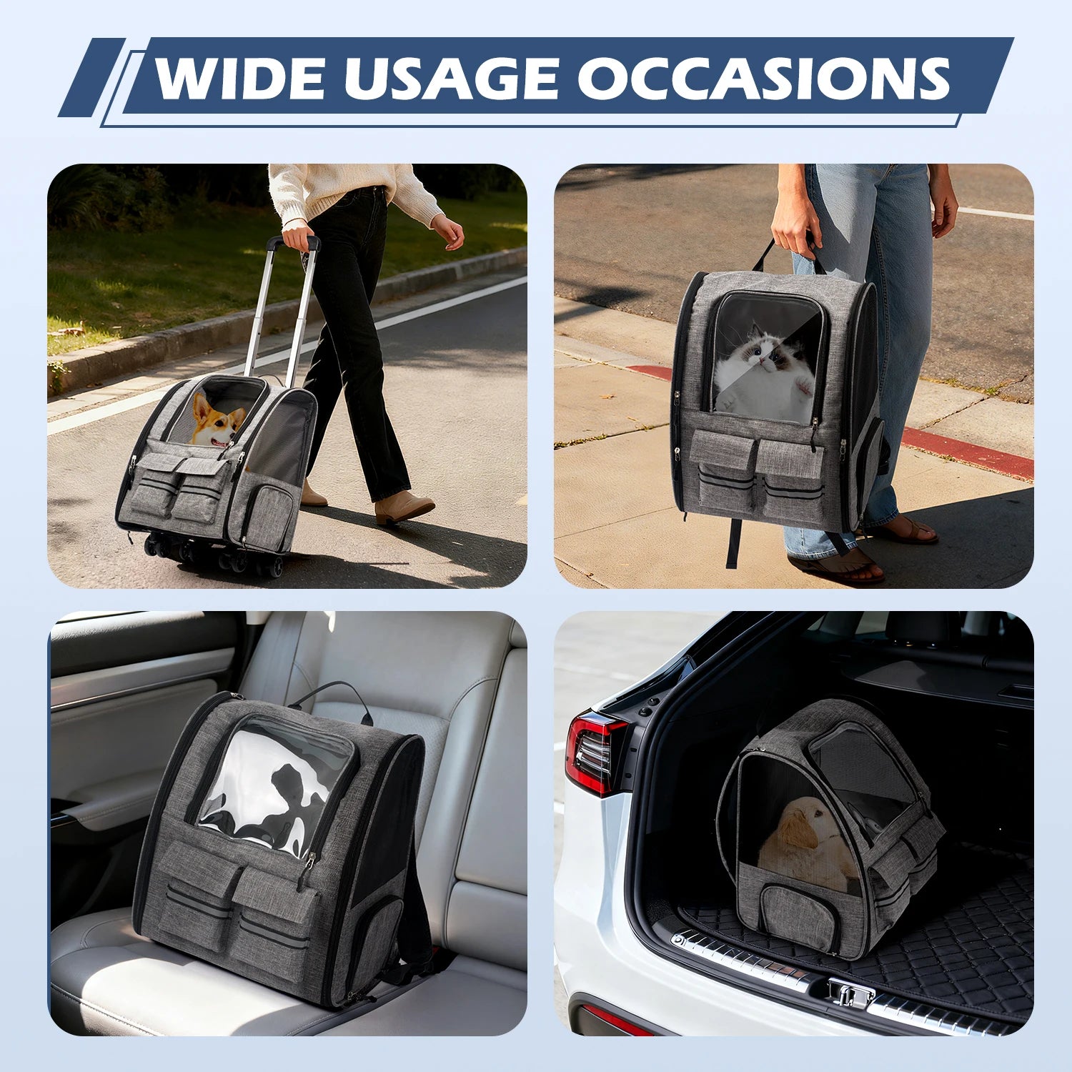 Rolling Pet Carrier