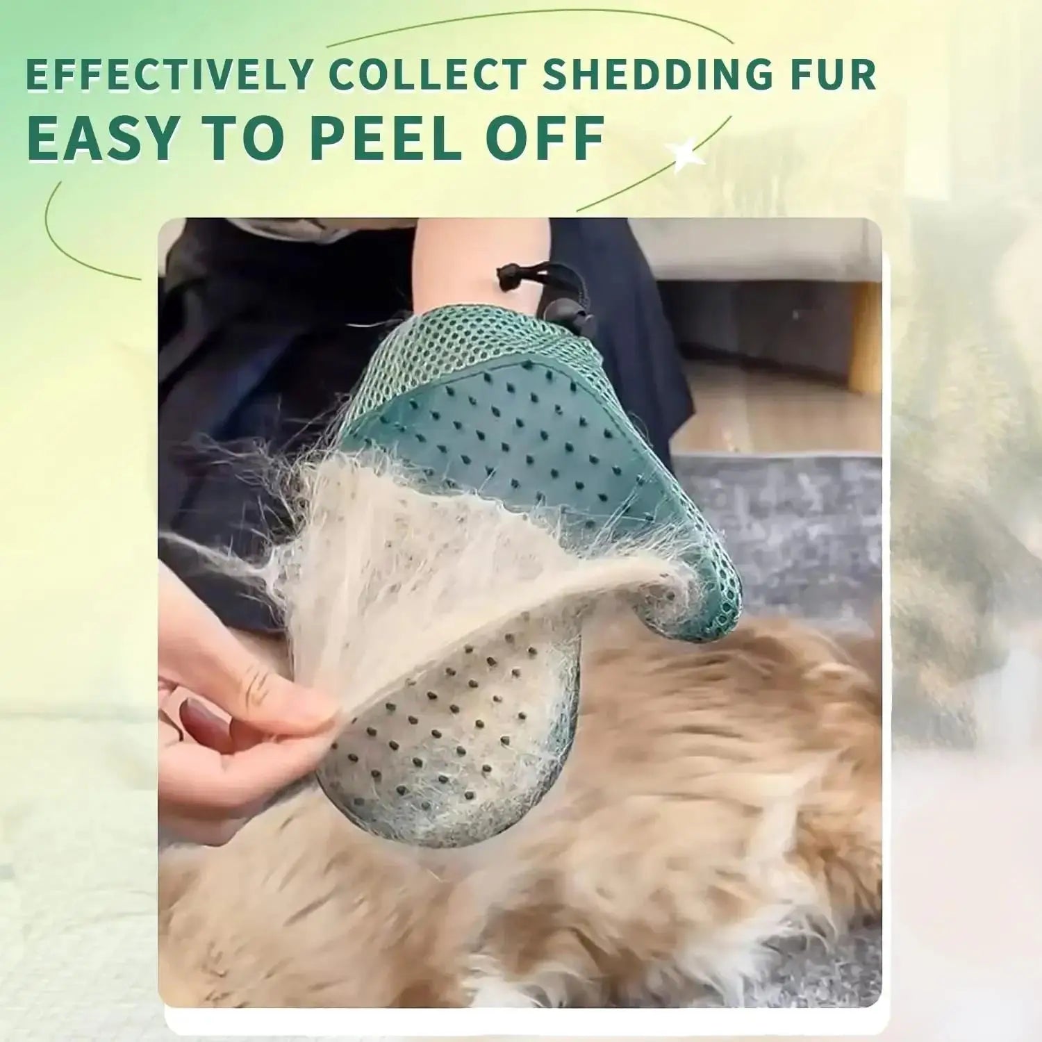 1pc 2 in 1 Hair Glove & Pet Fur Remover