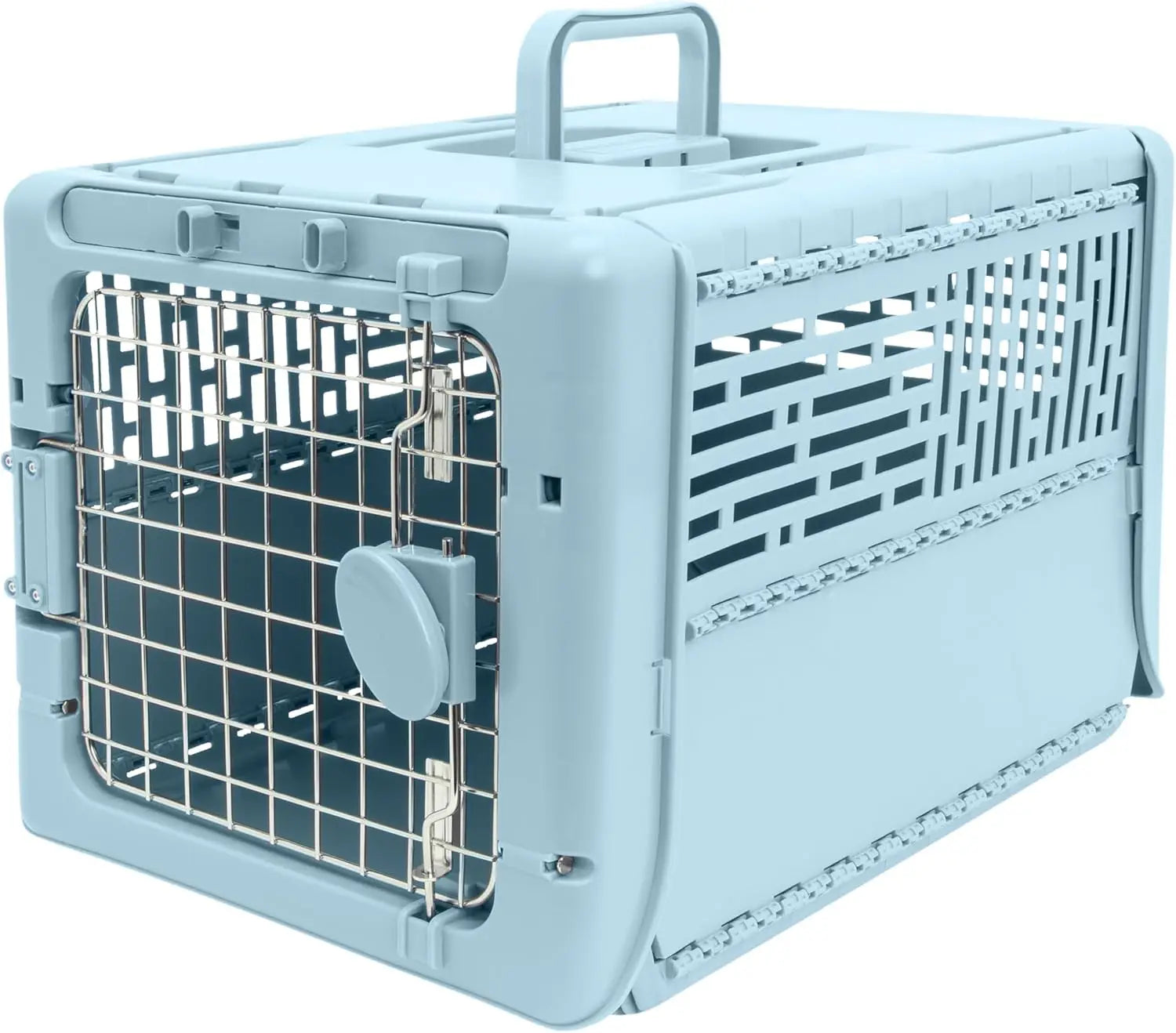 Collapsible Hard-Sided Pet Travel Carrier