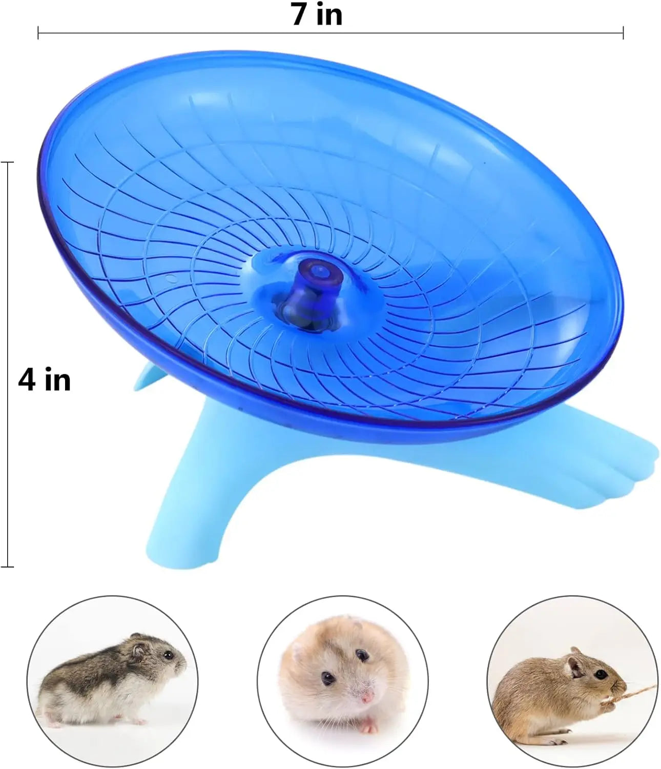 Blue Silent Small Pet Exercise Wheel