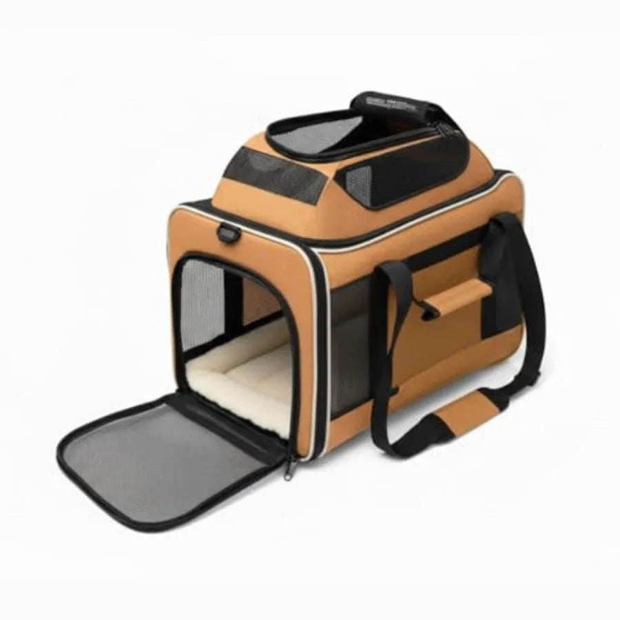 Airline Approved Pet Carrier for 2 Small Medium Pets