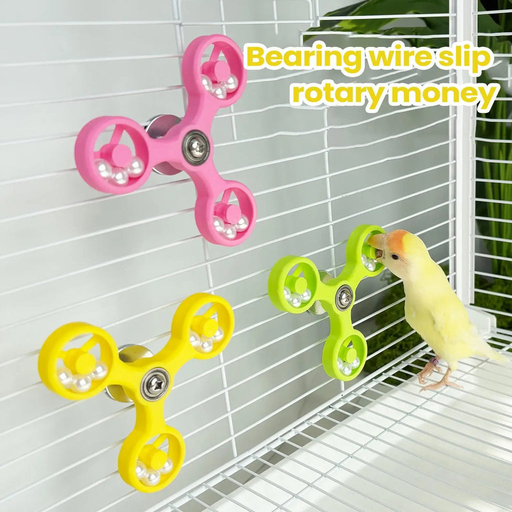 Parrot toy, fun spinning windmill, Chew Toy