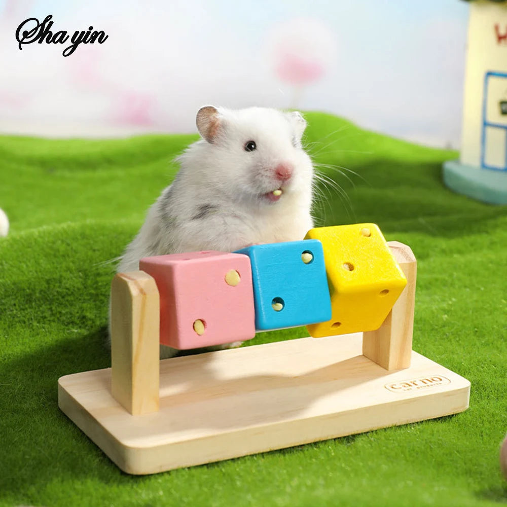 Chew Toy Wood Platform Grinding Teeth Toy