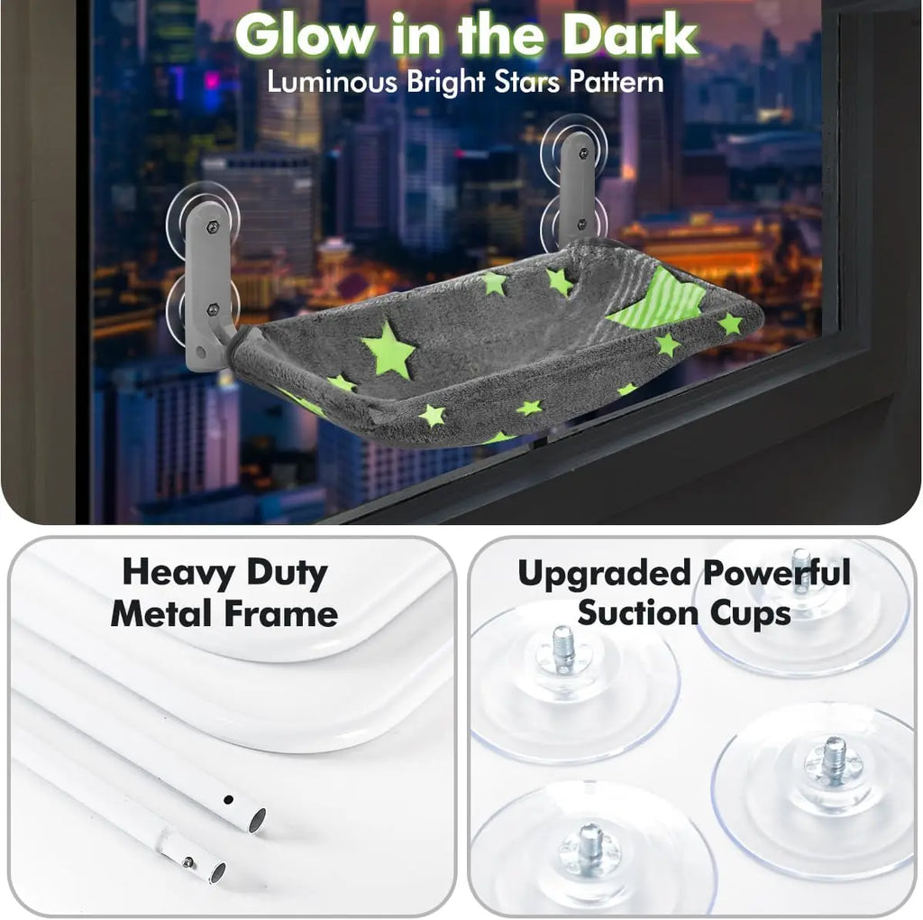 Glow in The Dark Pet Window Perch