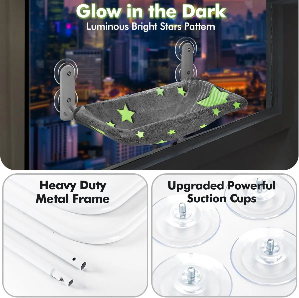 Glow in The Dark Pet Window Perch