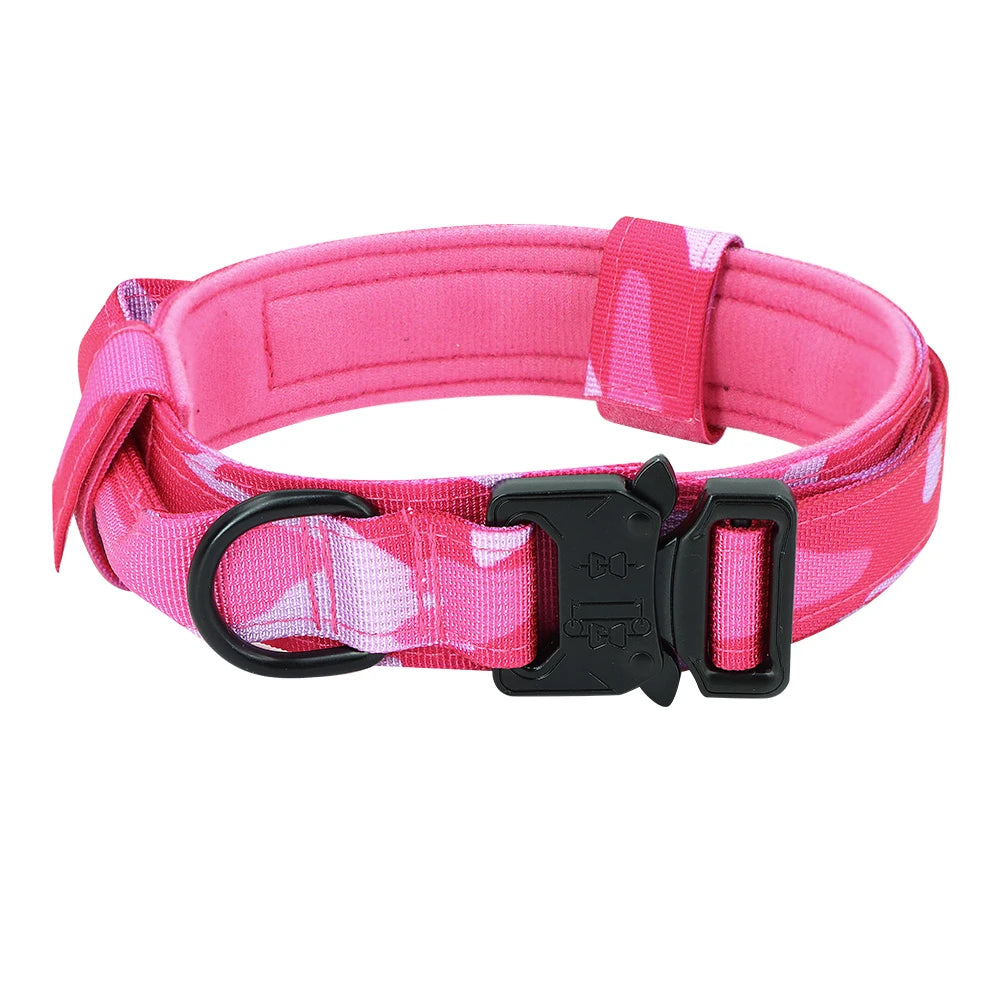 Adjustable Tactical Dog Collar and Leash