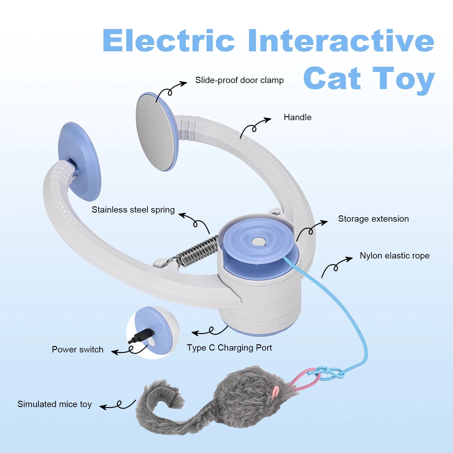 Electric Door Hanging Pet Toy