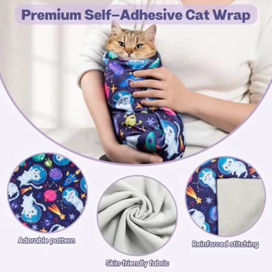 27.6 Cat Wrap for Grooming Cat Wrap