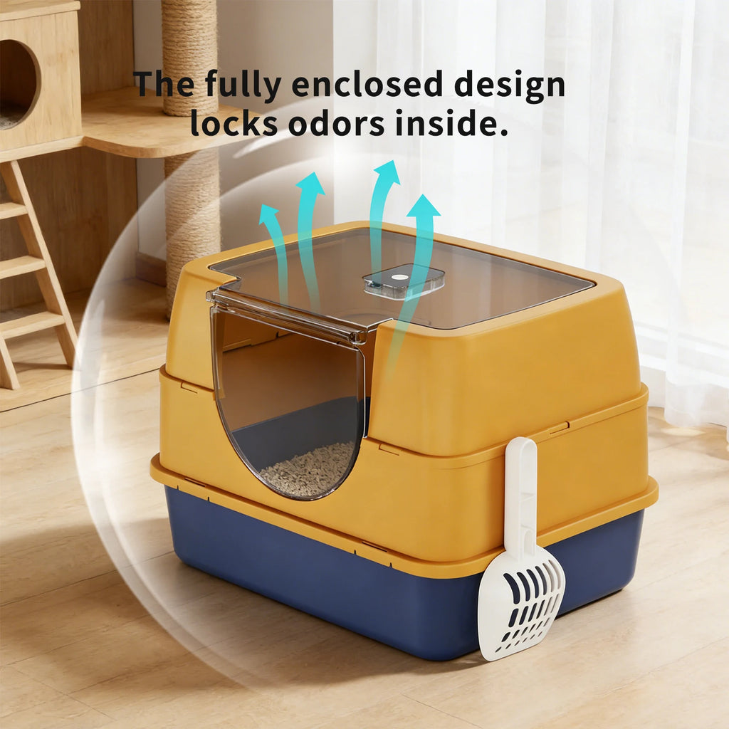 Stainless Steel Litter Box with Lid