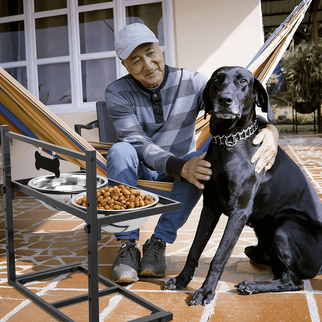 Adjustable Elevated Dog Bowls