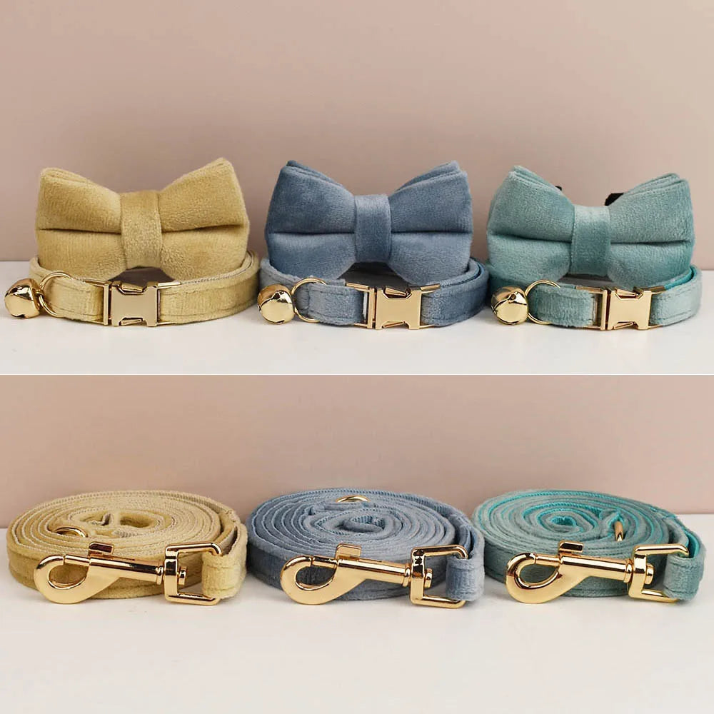 Cute Bowknot Collar Personalized