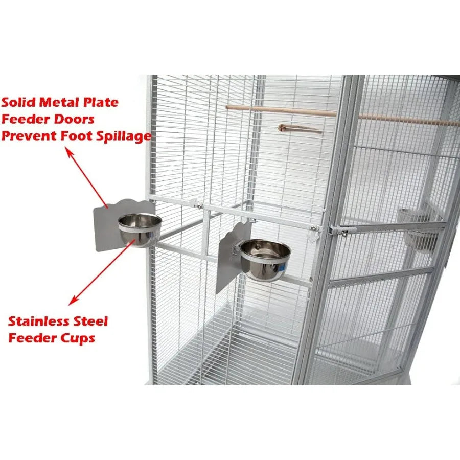 Large Corner Bird Flight Breeding Rolling Cage