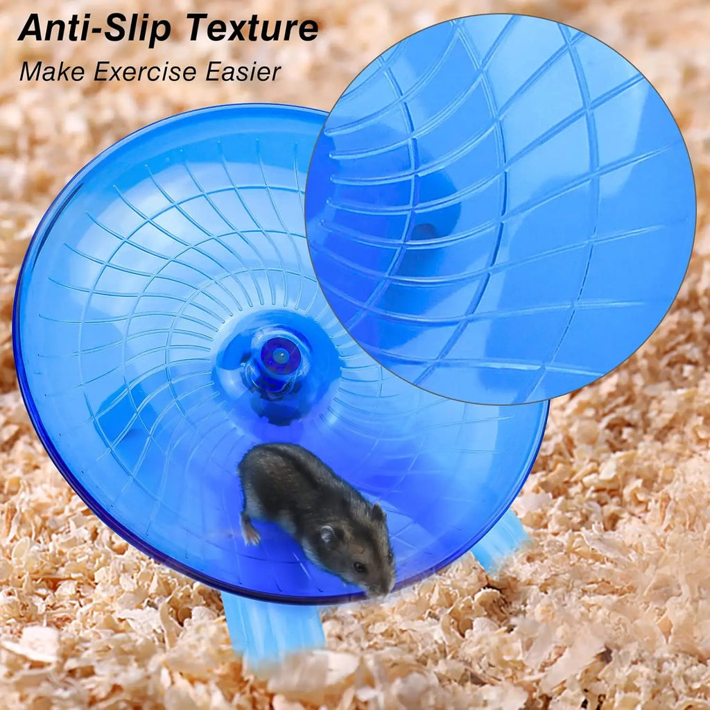 Blue Silent Small Pet Exercise Wheel