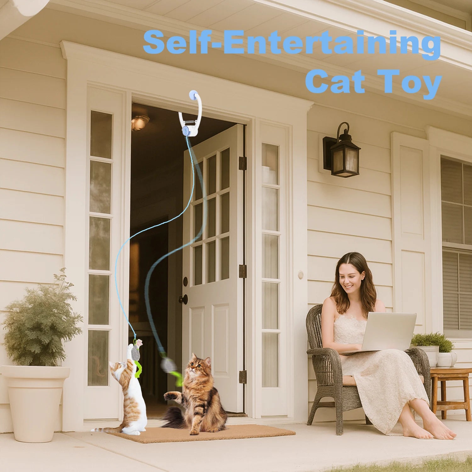 Electric Door Hanging Pet Toy