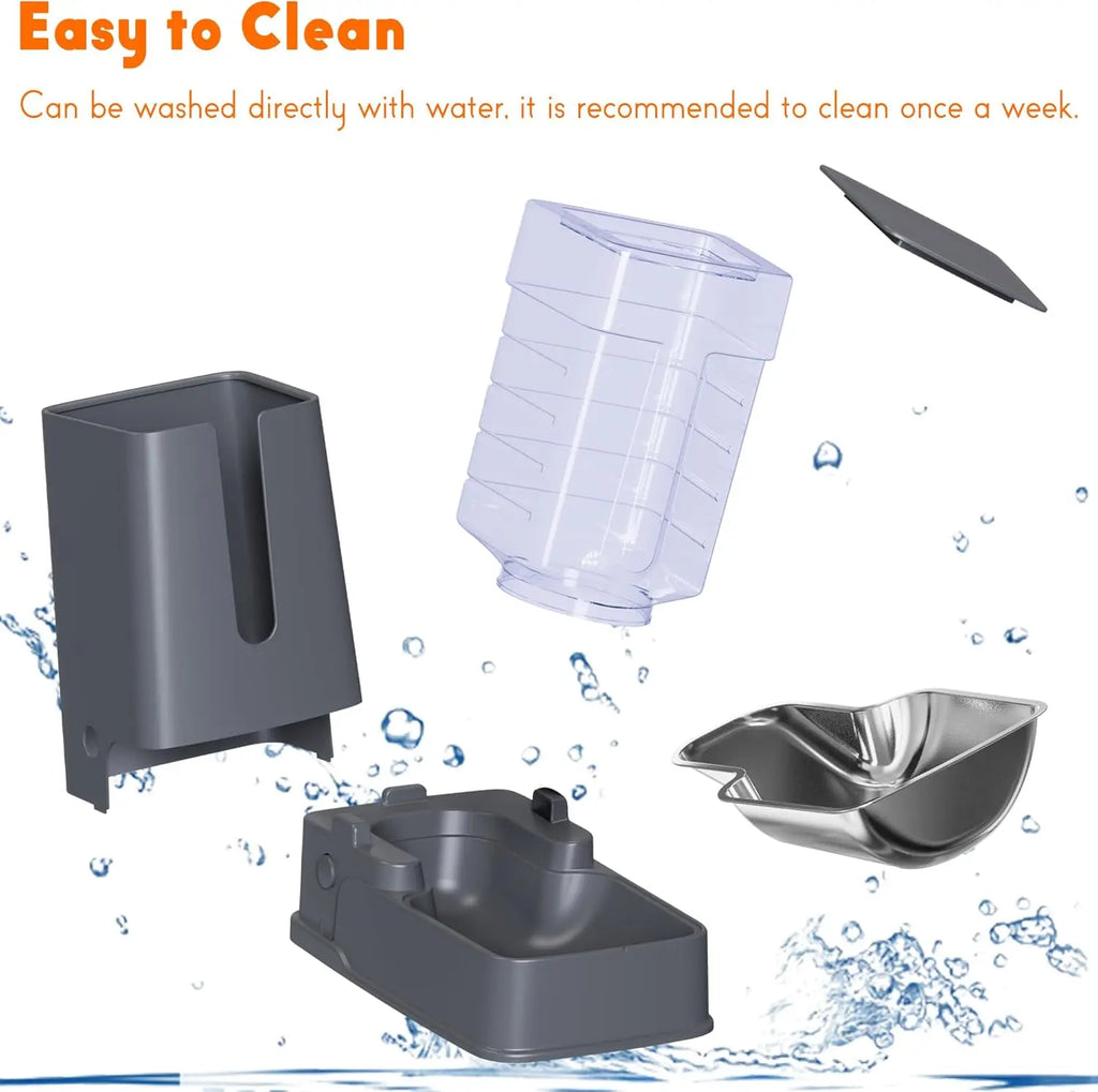 Automatic Pet Feeder and Water Dispenser