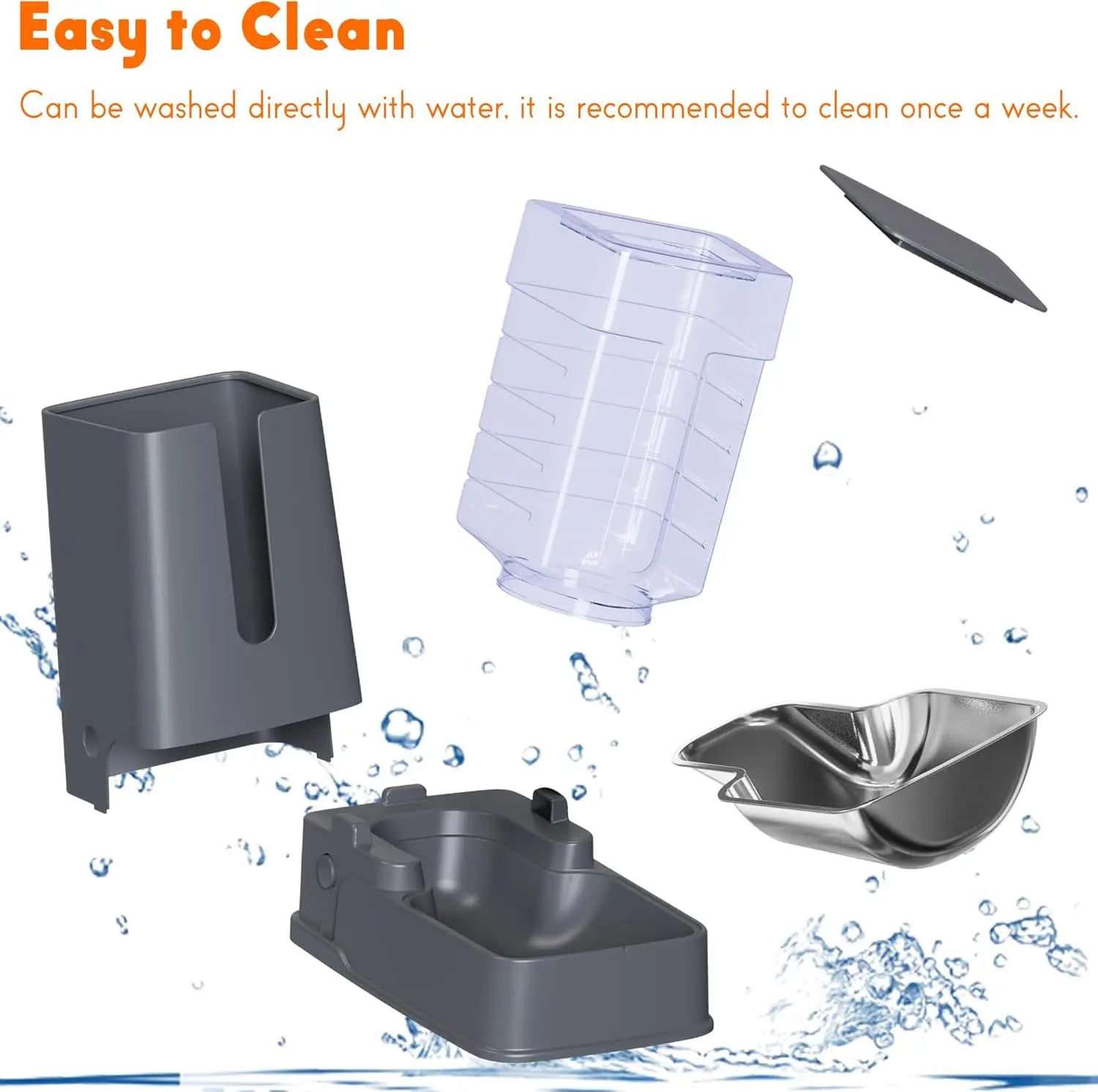 Automatic Pet Feeder and Water Dispenser