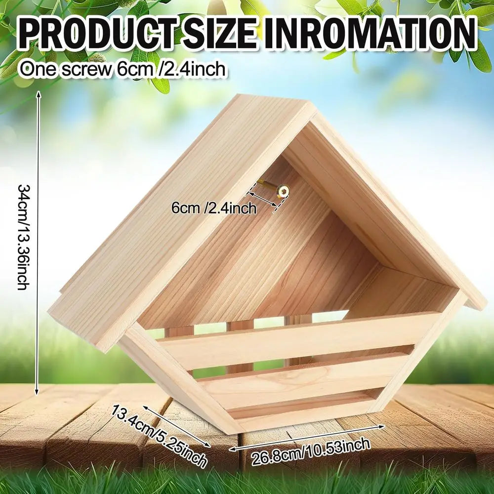 2 Pcs Cedar Dove Nesting Box