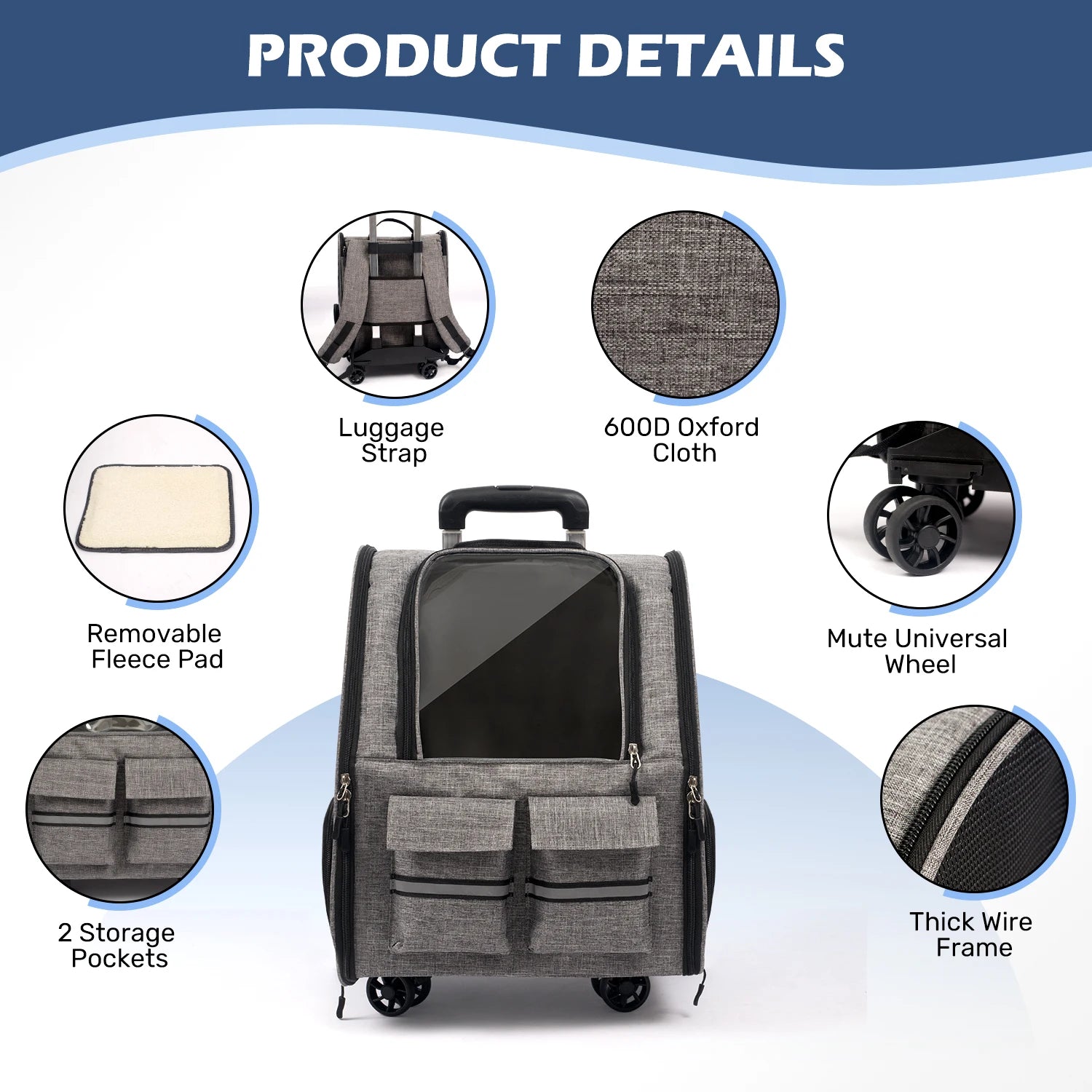 Rolling Pet Carrier