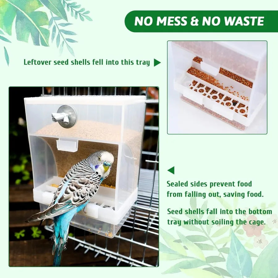 No Mess Automatic Bird Feeders