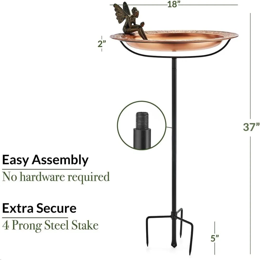 Copper Bird Bath