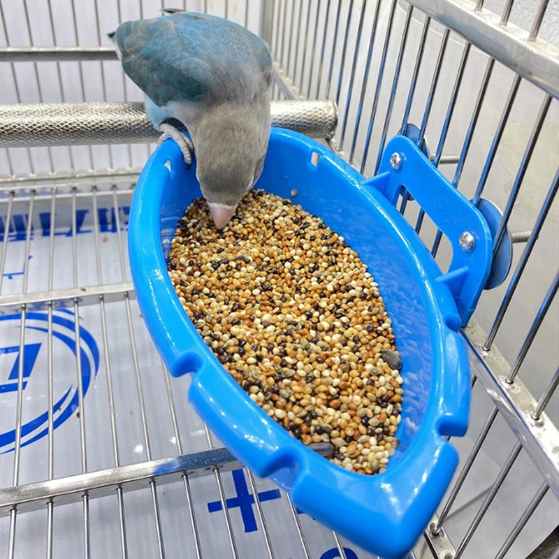 Parrot Multifunction Creative Blue Bathtub Animal Cage