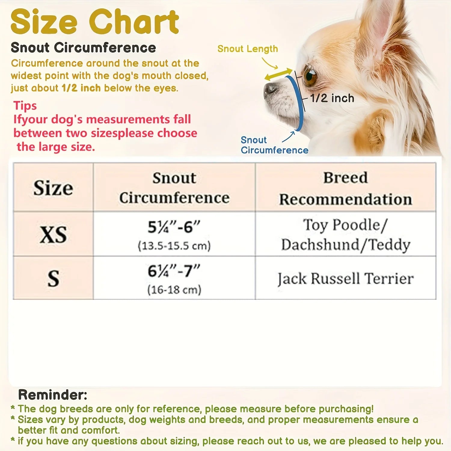 Anti-Biting, Mesh Muzzle for Short Snout