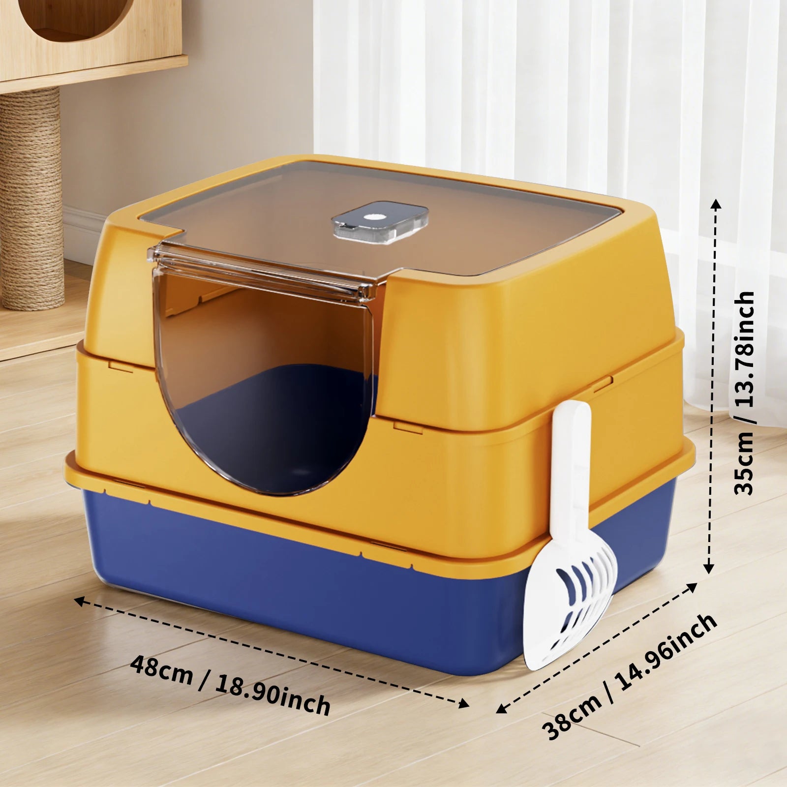 Stainless Steel Litter Box with Lid