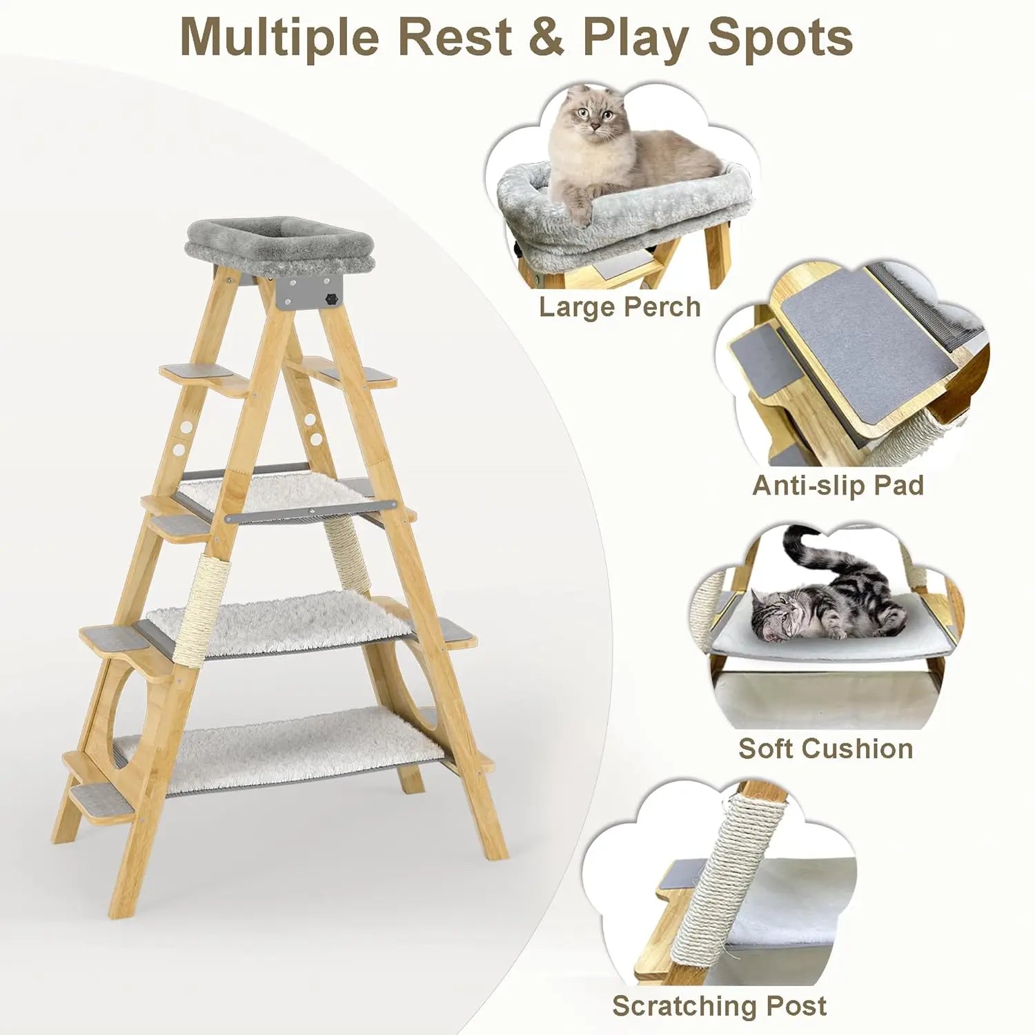 Cat Tree Foldable Ladder