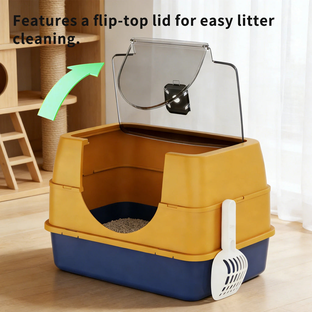 Stainless Steel Litter Box with Lid
