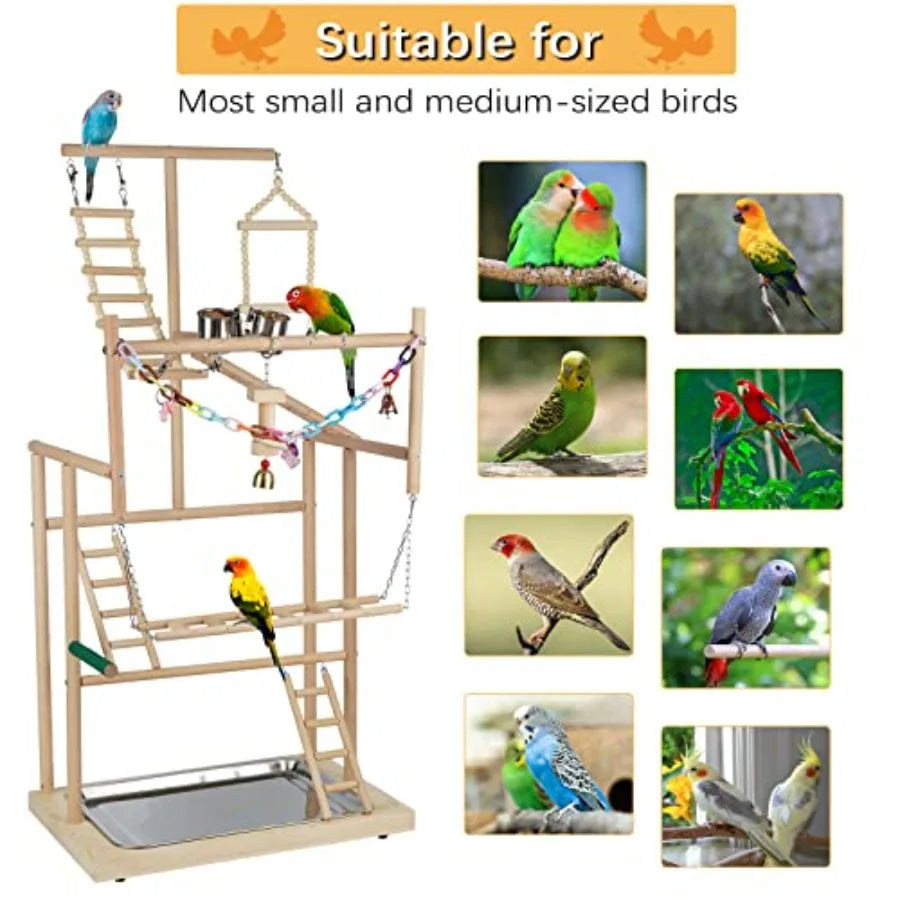 Pet Parrot Playstand